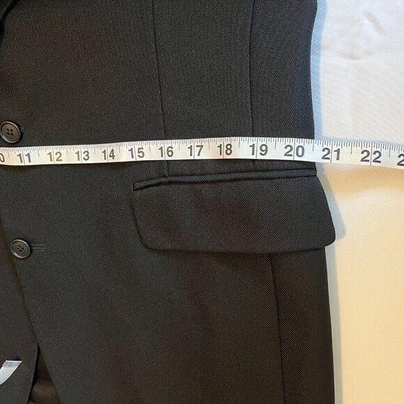 RICHARD CATE MENS VINTAGE SUIT JACKET - BLACK​ - Picture 10 of 12